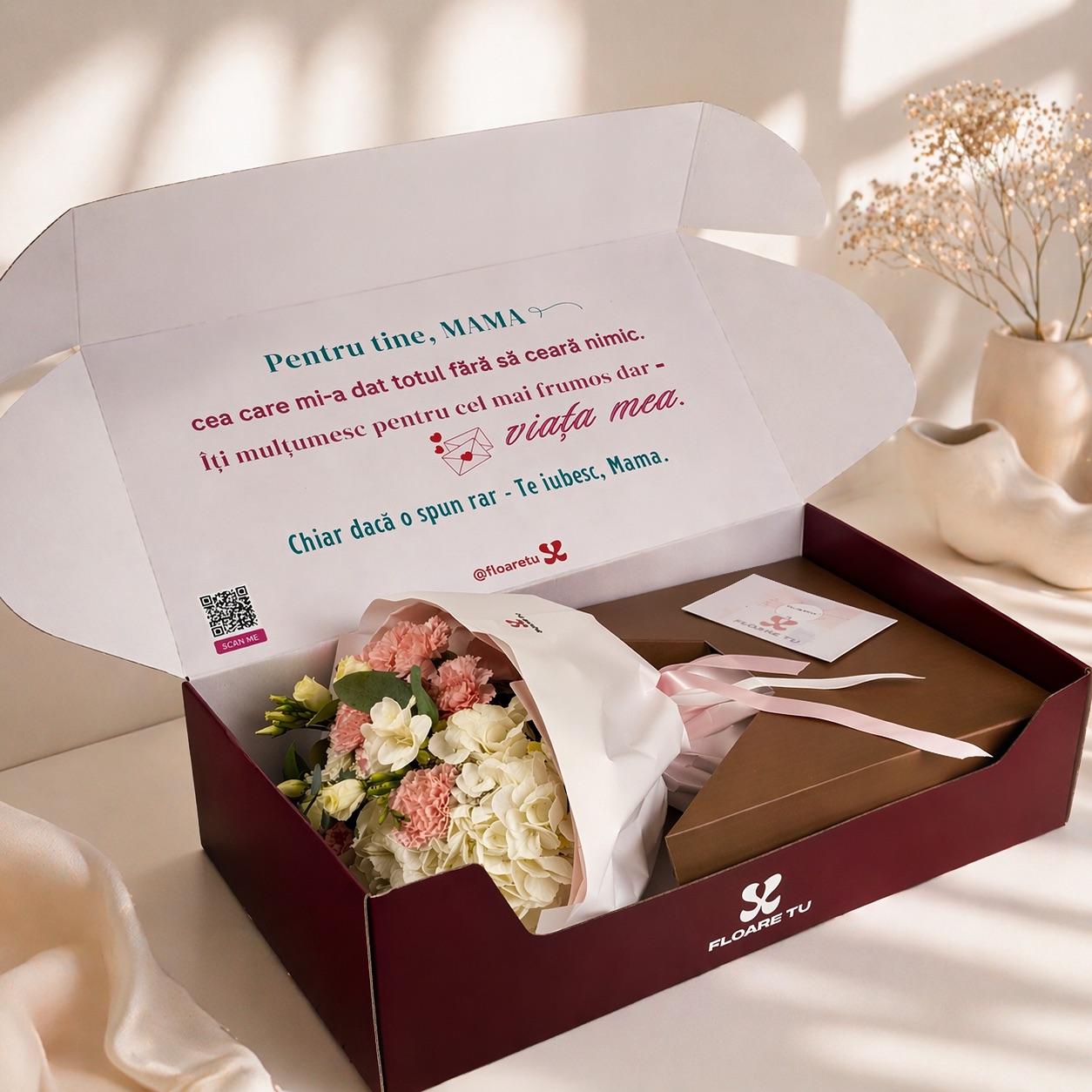 Signature Floare Tu flower box