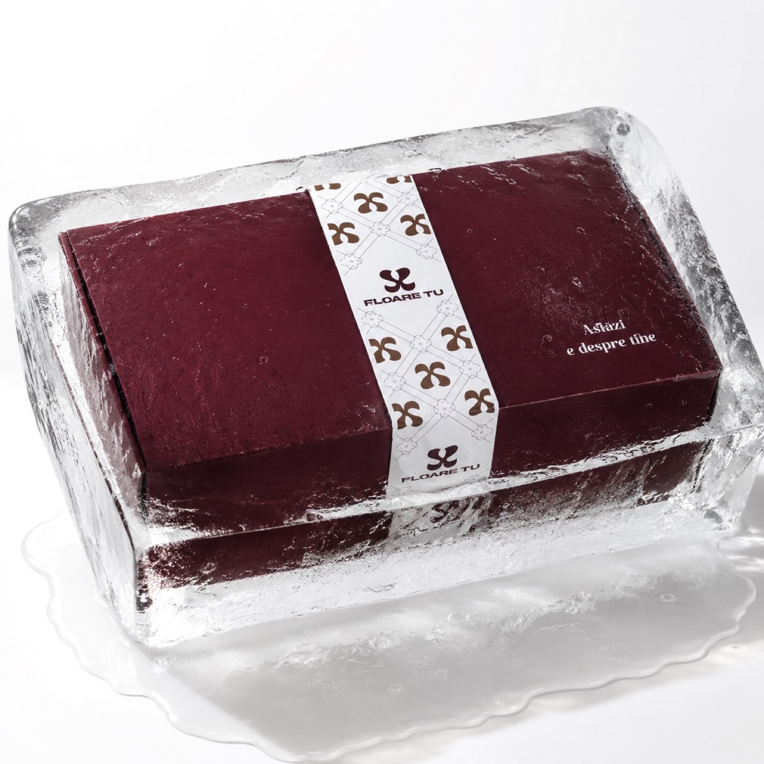 Cutie bordo Floare Tu — Astăzi e despre tine